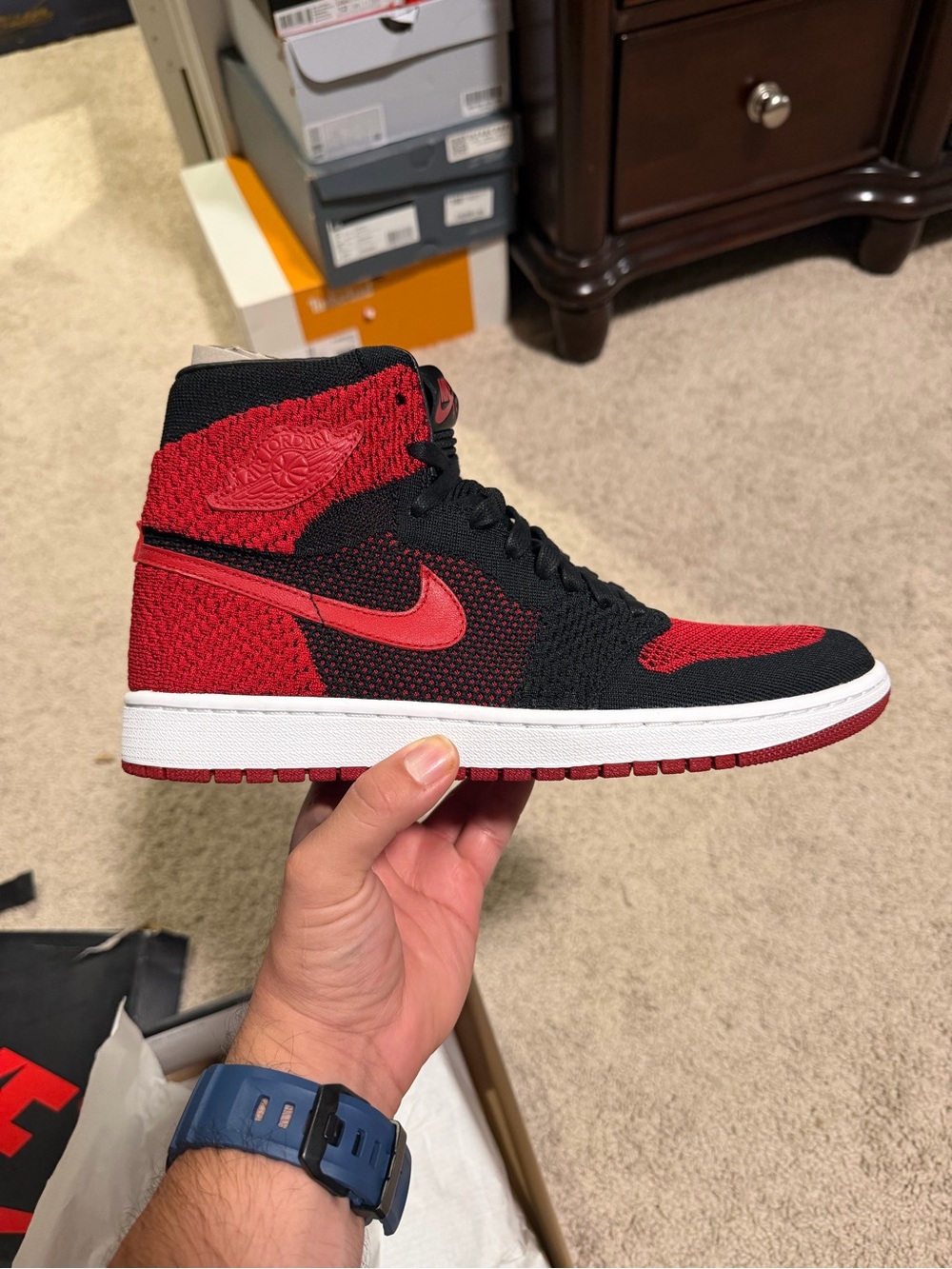 Jordan Air 1 High ‘Flyknit Bred’